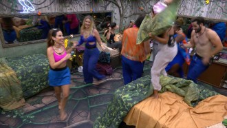 Brothers fazem festa no Quarto Gnomo do BBB 24