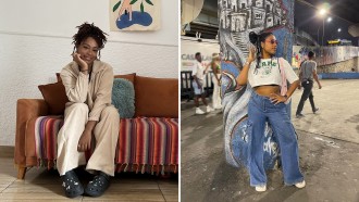 Thamiris, do BBB 25, está sempre no Baile Charme de Madureira