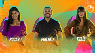 Enquete BBB21: Você eliminaria Projota, Pocah ou Thaís?