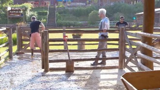 Jorge, Diego e Viny discutem sobre diferenças entre boi e touro