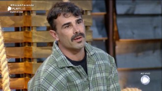 Jorge se coloca na Roça para não prejudicar peões de sua equipe