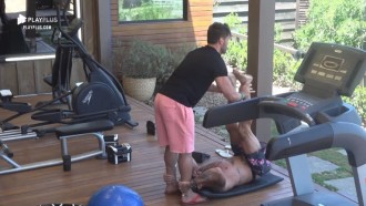 Lucas Viana e Diego Grossi malham pesado na academia da sede