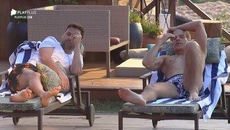 Viny diz para Túlio que Guilherme e Tati estão apaixonados