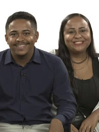 Foto de Cléber e Joseane