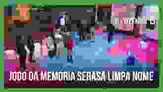 Peões participam de jogo da memória da Serasa Limpa Nome